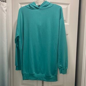 Green Hooded Sweatshirt